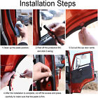 15M Universal Car Door Rubber Seal Trim Strip Weatherstrip Edge Cover D Shape AU