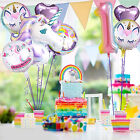 2pcs Unicorn Large Purple Foil Helium Balloon Children Birthday Party Decor AU