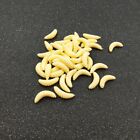 50/100pc Soft Rubber Maggot Grub Gent Fishing Bait Maggots Lure Fish Baits Lures