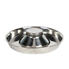 Feeder Bowl Stainless Dish Puppy Dog Pet Cat Litter Food Feeding Weaning Bowl AU