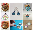 30-300X Cabochons Clear Glass Dome Flat Back Round Transparent 12x4mm Jewellery