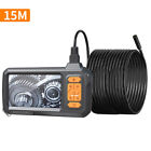 Lndustrial Borescope Lens 1080P 4.3" Camera 8mm Endoscope Screen Lnspection Car