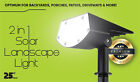 31cm 2-in-1 Solar Landscape Outdoor Garden Patio LED Light