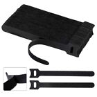 200PCS Magic Cable Ties Reusable Hook and Loop Cable Ties Organiser Cords Black