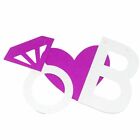 Bride to Be Banner – Silver Glitter Heart Bunting for Hens Night
