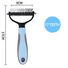 2x Dog Pet Grooming Comb Brush Undercoat Rake Dematting Deshedding Trimmer Tools