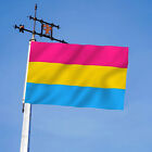 Pansexual Large Flag 90x150cm Trans Pride LGBT Lesbian Gay Rainbow Mardi Gras AU