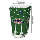 24pcs Football Party Popcorn Cookie Boxes Touchdown Celebration Dessert Supplies