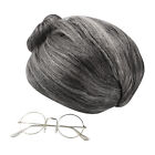 Grandma Old Lady Dress Up Set Granny Costume Wig 4 Pcs Adult & Kid Free Postage