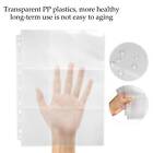 100pcs Wallets Album Pages Collection,Transparent Game Card Sleeves Holder Set