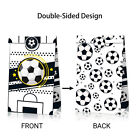 Fashion Football Sport Gift Bags Green Kraft Paper Sticker Set Party Favor Bags