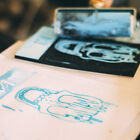 2X 10cm Heavy Duty Hard Rubber Roller Printing Inks Lino Brayer Art Craft Roller