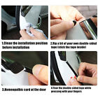 5M Car Door Edge Protector U Style Seal Push on Trim Strip Pinchweld Rubber DIY