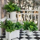 18Pcs Outdoor Artificial Plants UV Resistant Real Touch Fake Greenery Stems Faux