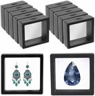 6pcs 3D Floating Coin Display Frame Holder Box Case W/ Black Stand Set 9x9cm AUS