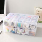 15 Grids transparent office storage box with adjustable dividers Jewellery Box