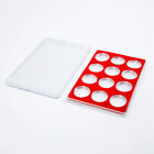 12 Holes Coin Collection Box Protective Display Case Storage Organizer Holder AU