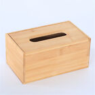 2x Tissue Box Paper Wooden Cover Holder Dispenser Storage Case Home Office Bambo