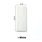 2x Socket Holder Plug Fixer Wall-Mounted Power Strip Holders Sticker Punch-free