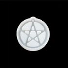 Silicone Pentagram Silicone Pendant Mould Pentacle Jewellery Resin Epoxy Casting