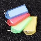 20pcs Key Tag with Key Ring Luggage Tag ID Label Travel Suitcase Identity Card