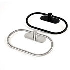 2X Stainless Steel Oval Towel Ring Rail Holder Wall Mounted Hand Towel Rack Bath