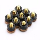 Commercial Quality Soft Pool Snooker Billiards CUE TIPS Screw On Type 10mm AU