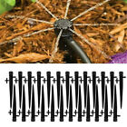 200pcs Adjustable Water Flow Irrigation Drippers on Stake Emitter Drip System
