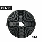 5M Car Door Edge Protector U Style Seal Push on Trim Strip Pinchweld Rubber DIY