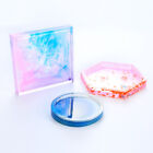 3x Coaster Resin Casting Mold Silicone Jewelry Agate Making DIY Mould Tool Craft