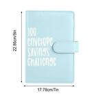 2PCS 100 Envelope Challenge Binder Budget Binder Savings Challenge Planner Book