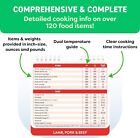 Air Fryer Magnetic Cheat Magnets Cooking Guide Booklet Air Fryer Cheat Sheet