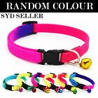 12PCS Dog Kitten Puppy Collar Adjustable Harness Pet Cat Neck Strap with Bell AU