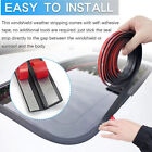 2pcs Car Windshield T-Shape Sealing Strip Window Gap Weatherproof Trim Roof Seal