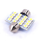13pcs T10 LED 12V Light Car Bright White Festoon Globe Bulb Interior Kit 31MM AU