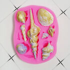 Ocean Sea Shell Silicone Fondant Mould Cake Sugar Craft Icing Baking Mold