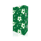 Fashion Football Sport Gift Bags Green Kraft Paper Sticker Set Party Favor Bags