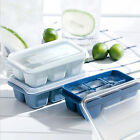 3/6X Large Ice Cube Tray Mold With Lid Home Kitchen Ice Maker Plastic Mould Tool