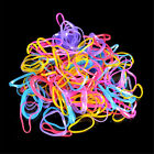 2000pcs Child Baby Hair Holders Rubber Elastic Bands Girls Ties Loom Bands AUS