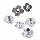 100X M3 M4 M5 M6 M8 Four Claws Nut T-nut Blind Rivet Threaded Inserts Furniture