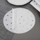 100Pcs 20cm Perforated Steamer Pad Non Stick liners air fryer Dim Sum Papers AUS