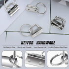 60PCS Swivel Snap Hook Sets Key Fob Hardware keychain Split Ring Tassel Keychain