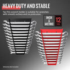 2X Wrench Organizer Magnetic Storage Rack Plastic Spanner Tools Holders 12 Slots