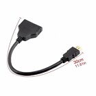 2PCS Splitter 1 Male to 2 Female Cable Port Convert Split Cable 1 in 2 out Cable