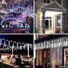 LED Solar Lights Meteor Shower Rain Christmas Tree String Lights Garden Outdoor