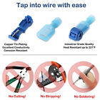 60pcs T-Tap Electrical Wire Crimp Terminals Quick Splice Cable Connectors Kit AU