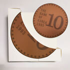 100PCS Food Packaging Gold Coin Box French Fries Bread Takeaway Packaging Boxes