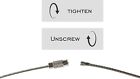 4/8X Cruise Ship Luggage Tag Holders Zip Seal Pouch Keyring Steel Wire Loop Set