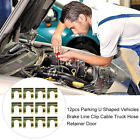 24PCS Hose Retainer Brake Line Clip U Shaped Replacement Vehicles Parts Cable