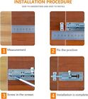 10Sets 4inch Stainless Steel Bolt Door Lock Latch Sliding Lock Barrel Door Bolt